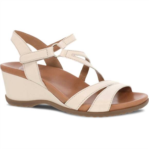 NEW DANSKO women\'s addyson nappa sandal in ivory